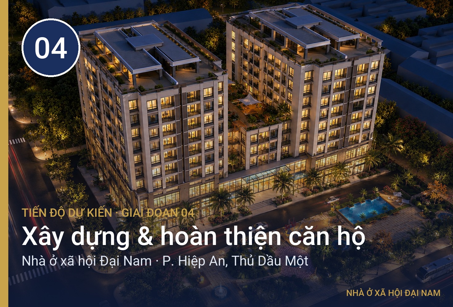 Giai đoạn 04 – Xây dựng & hoàn thiện căn hộ
