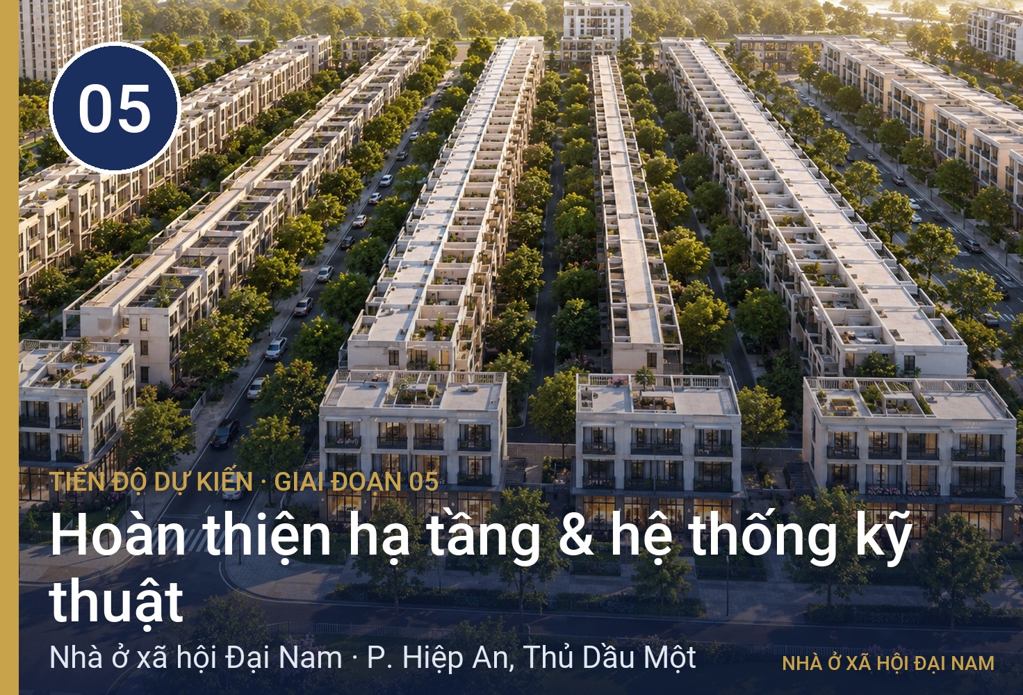 Giai đoạn 05 – Hoàn thiện hạ tầng & hệ thống kỹ thuật